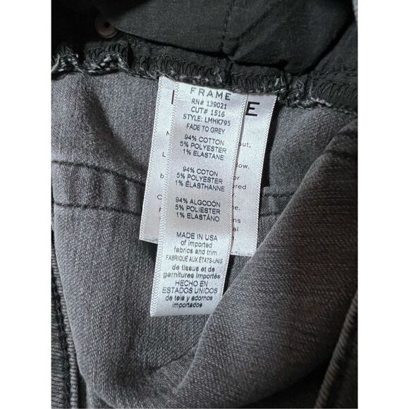 FRAME Denim L’Homme Skinny "Fade to Grey" Color Size 32 Men’s Unisex Jeans - Picture 16 of 17